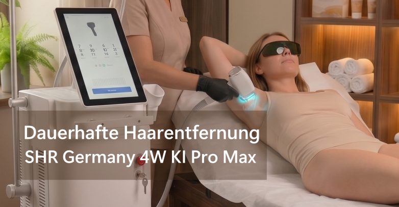 Dauerhafte Laser-Haarentfernung mit SHR Germany 4W KI Pro Max bei Bahia Beauty Brasil in Nürnberg-Maxfeld – moderne Haarentfernung für alle Hauttypen